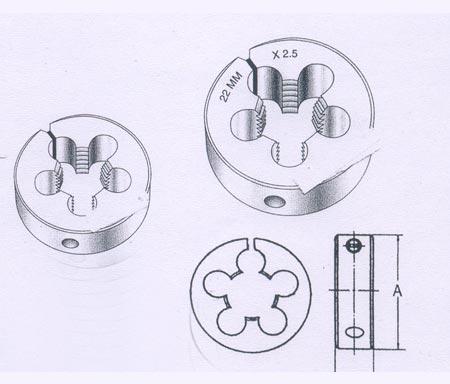 Polished Round Dies, Color : Grey, Certification : ISI Certified