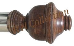 Wooden Curtain Finial