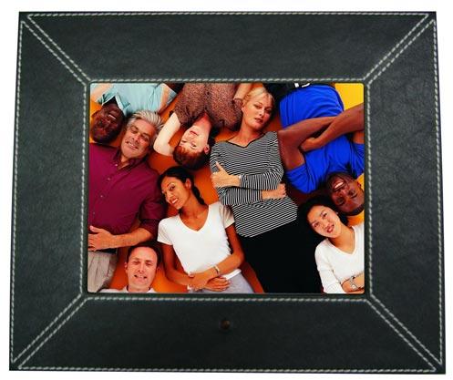 Leather Photo Frames, Packaging Type : Black