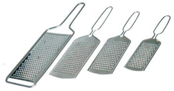 Stainless Steel Cheese Grater, Color : Silver