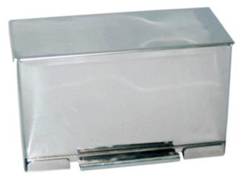 Plain Rectangular Straw Dispenser, Color : Silver