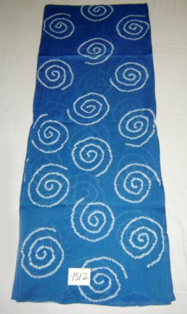 Ladies Blue Printed Cotton Saree, Saree Length : 6.3 Meter