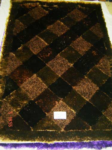 Cotton Thread Shaggy Carpets Standard, Packaging Type : Multicolor