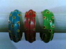 Multicolor Print Bone Bangle