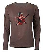 Chocolate Brown Full Sleeves T-Shirt