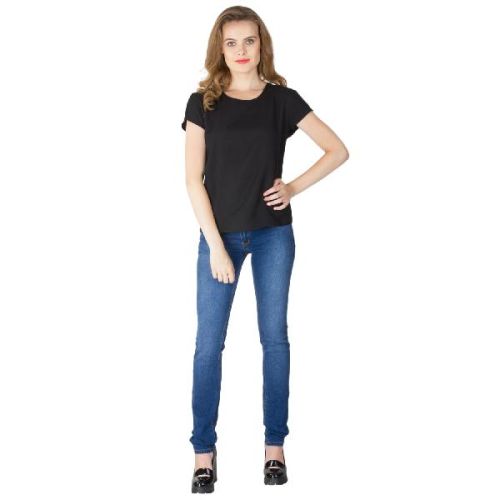 Plain Round Neck Tops