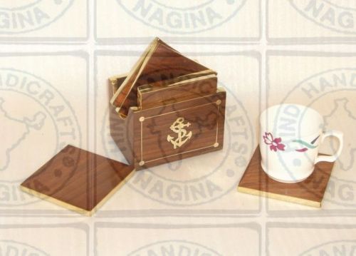 Wooden Coaster Set, Feature : Eco-Friendly