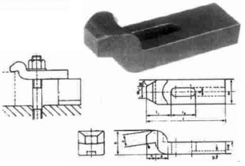 GI Die Clamps, For Plumbing, Color : Black