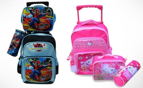 Nylon School Bags, Size : Small, Medium, Large