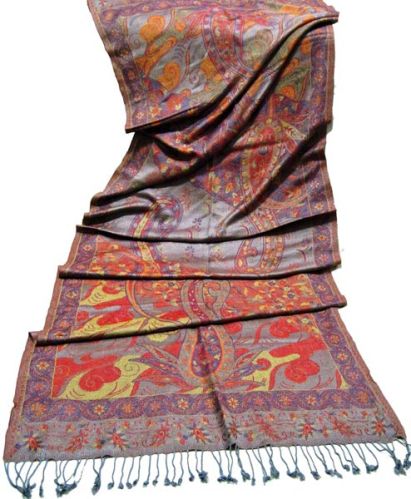 Viscose Kani Shawl, Size : 70x200 Cms
