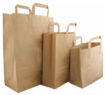 Plain Paper Bag, Size : 14x12inch