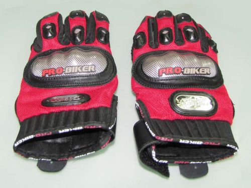 Motorcycle Gloves, Packaging Type : black/red