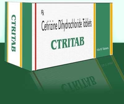 Cetirizine Dihydrochloride Tablets, Color : White