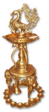 Brass Oil Lamp