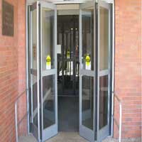 Polished Mild Steel (M.S.) Folding Doors, Shape : Rectangular