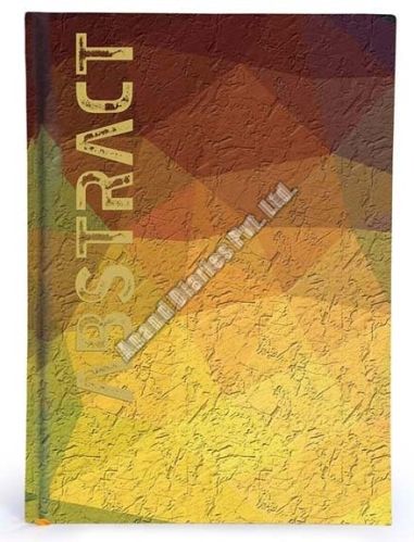 Rectangular Staple Abstract Notebooks, For Home, Office, School, Pattern : Plain Printed