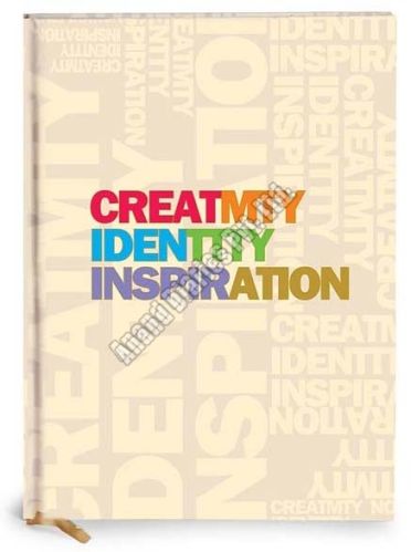 Rectangular Staple Creatmty Notebooks, For Home, Office, School, Pattern : Plain Printed