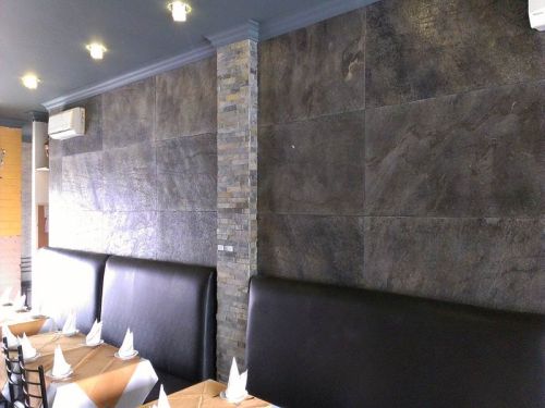 Silver Shine Slate Stone Veneer