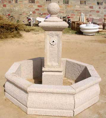 Marble Stone Fountain -06, For Amusement Park, Garden, Feature : Bright Shining, Long Life, Non Breakable
