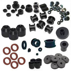 Polished Rubber Washer And Bushes, For Automotive Industry, Fittings, Size : 0-15mm, 15-30mm, 30-45mm