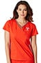 V-Neck Solid Scrub Top