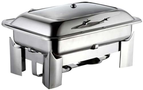 Rectangular Stainless Steel Fuel Stand Chafing Dishes, For Party, Wedding, Size : Multisize