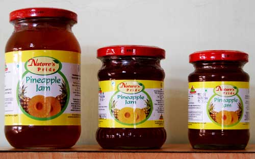 Pineapple Jams, Packaging Type : Glass Bottle