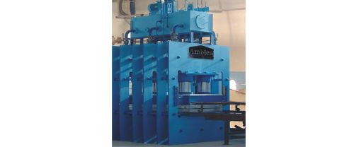 SHORT CYCLE LAMINATION LINE MACHINE