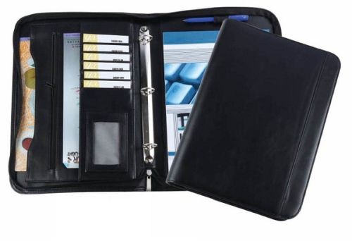 Leather 3 Ring Binder Folder