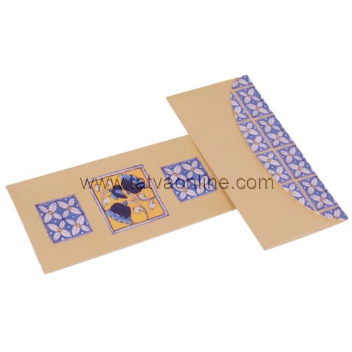 Tatva Handmade Paper Envelope, For Money, Shagun, Fancy Gift, Size : 19 X 8.5 Cms