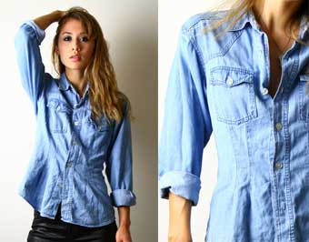 Ladies Denim Shirts