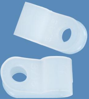 R Shape Cable Clamp, Packaging Type : White