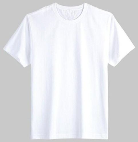 Mens White Round Neck Blank T Shirt Or Plain T Shirt Available In All Colr