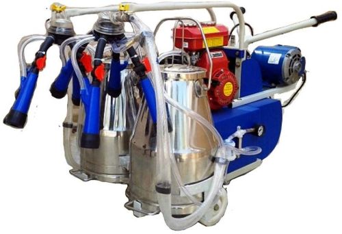 Portable (Motor Cum Engine) Single Bucket Milking Machine