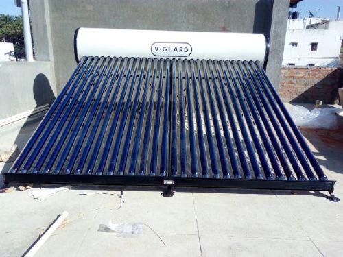 V-guard Solar Water Heater, Color : Grey, Housing Material : Gi With Zinc, Pipe Material : Glass Tubes