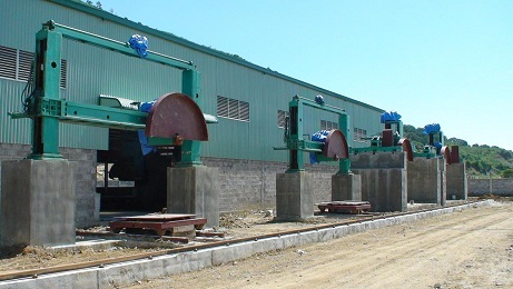 Stone Block Cutting Machine