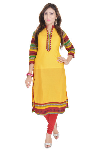 Yellow Kurtis