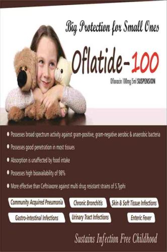 Oflatide - 100 Suspension, Features : Big Protection For Small Ones, Oflotide-100