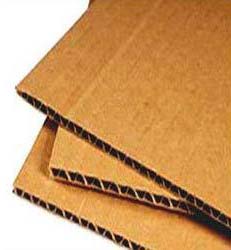 Corrugated Paper Sheets, For Roofing, Shedding, Pattern : Plain