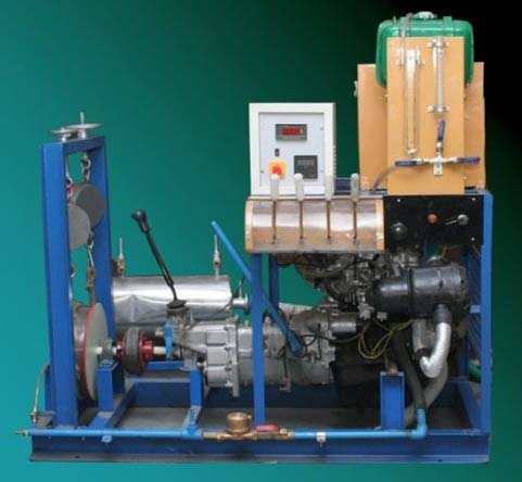 Multi Cylinder Four Stroke Petrol Engine Test Rig Rope Break Dynamometer