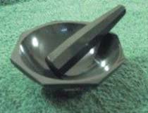 Black Agate Mortar & Pestle Set