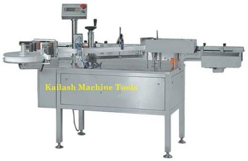 AUTOMATIC HIGH SPEED SELF ADHESIVE ROUND CONTAINER LABELLING MACHINE