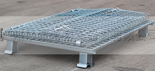 Steel 800mm*600mm*640mm Galvanized Wire Mesh Storage Container
