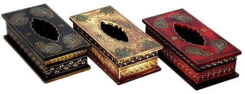 Polished Printed Wooden Tissue Boxes, Size : Multisizes