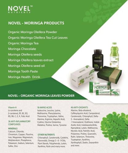 Moringa Products, Grade : Food Grade