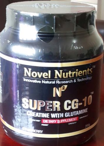 Super Cg – 10tm Creatine With Glutamine Vanilla 200 G Powder