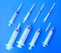 Borosilicate Glass Polished Disposable Syringe, For Clinical, Hospital, Laboratory, Feature : Good Quality