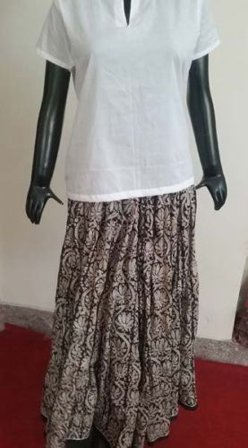 Cotton Skirts, For Easy Wash, Style : Long