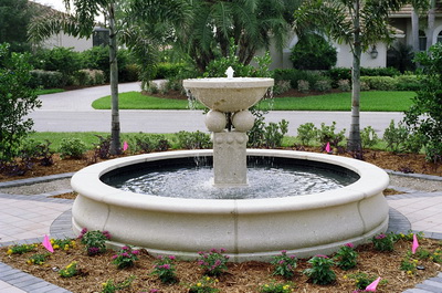 Limestone Fountain