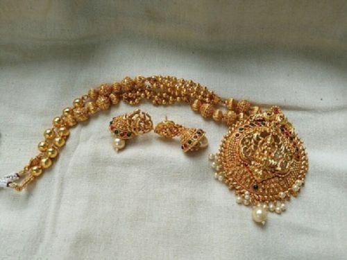 Temple Look Necklace Set